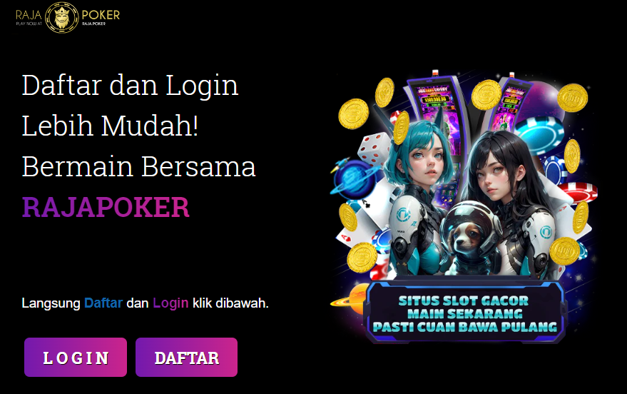 Rajapoker Situs Judi Poker Uang Asli Bisa dipercaya