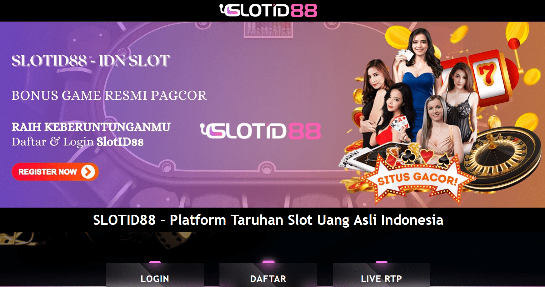 Slotid88 – Website Judi Slot Online Yang Mudah Jakpot!